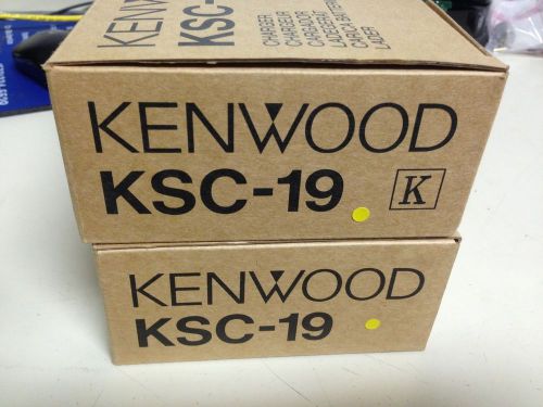 New kenwood ksc-19 standard charger 4 tk-280/380 tk-290 nib free s&amp;h for sale