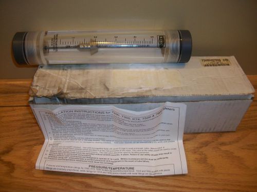 NEW IN BOX King 1&#034; 5 GPM Acrylic Flowmeter 7205015131W