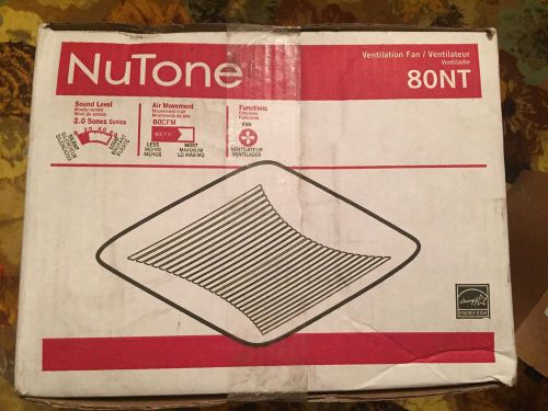 New Nutone 80Nt Bathroom Fan