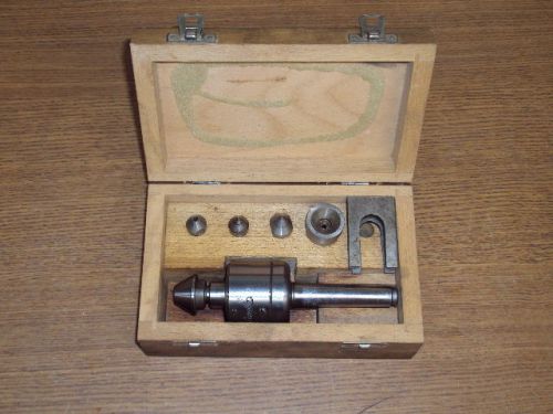 CONZELLA GRAND 323 MT2 LATHE LIVE CENTER SET IN WOOD CASE MADE IN GERMANY