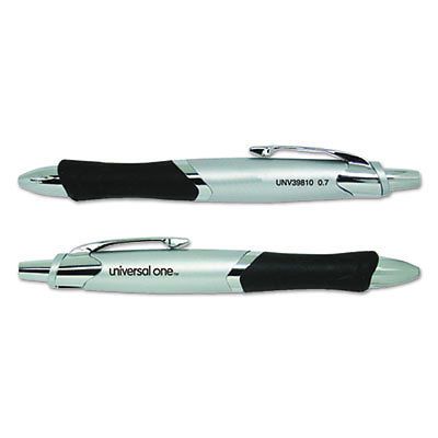 Roller ball retractable gel pen, black ink, medium, 3/pack, sold as 1 package for sale