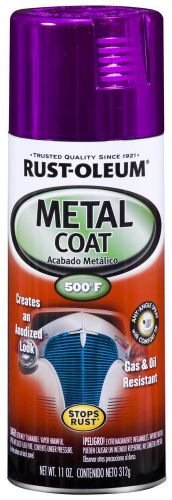 Rust-oleum 251585 metal coat anodized purple auto paint enamel gloss 11 oz. for sale