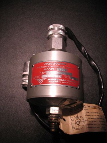 Meletron pressure actuated switch 420f-1l 0.05-2psi adjustable for sale