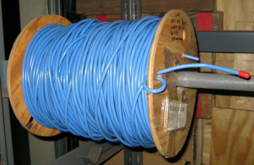 Brand new nos! blue belden 8241 usa 1000&#039; rg-59/u 75 ohm coax 23awg copper/steel for sale