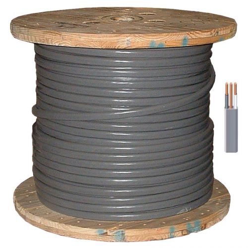 6/2 uf (underground feeder) direct burial copper conductors 3 wire/cable (125&#039;) for sale
