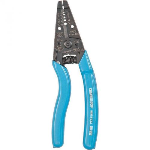 Wire stripper, 20 - 10 awg, 7&#034; oal channellock inc 957 025582440310 for sale