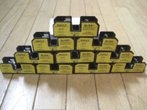 (10) cooper bussmann bc6031p fuse block, class cc 30a 600v (replaces cc60030-1p) for sale