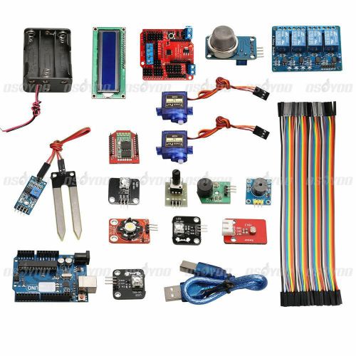 Smart Home Kit w/ UNO R3 LCD 1602 Servo Motor Sensor XBee Bluetooth for Arduino