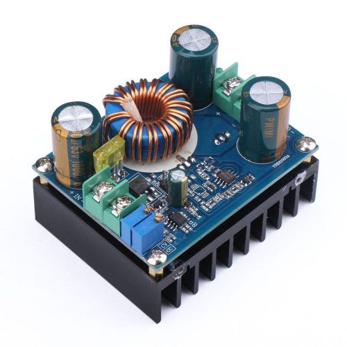 DROK® Mini 600W 12A DC Boost Voltage Converter Electron 12-60V to 12-80V Powe...
