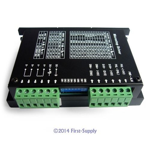 M542 cnc stepper driver controller 2/4 phase 256 microstep multiple subdivision for sale