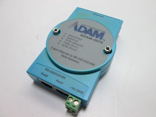 Adam-4570 2-port Ethernet to RS-232/422/485 Data Gateway