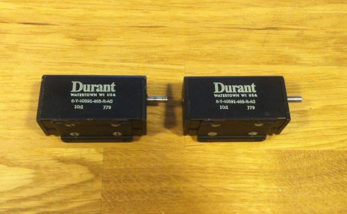 LOT OF (2) DURANT 6-Y-40591-465-R-AC 6 DIGIT COUNTERS