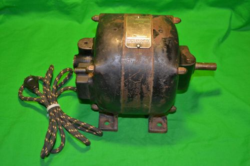 Antique 110v General Electric AC Motor Model 26135 1/6HP Good Running Condition