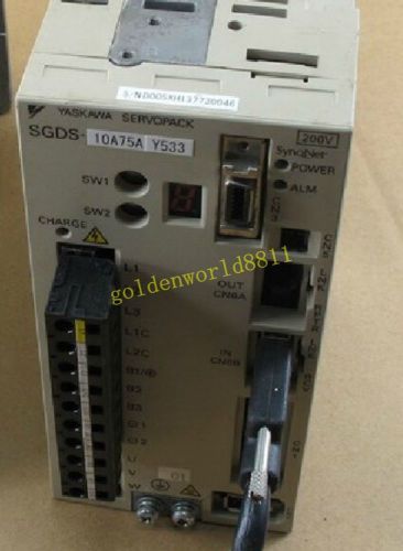 Yaskawa servo driver SGDS-10A75AY533 good in condition for industry use
