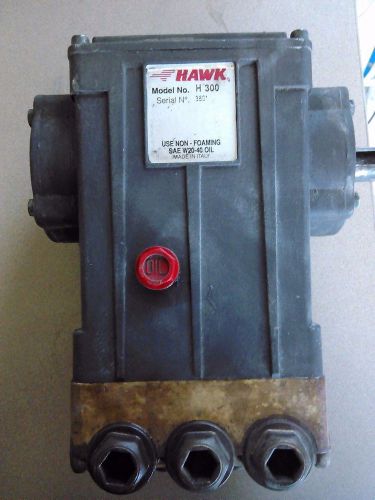 Hawk h300 tri-plunger belt drive pump for sale