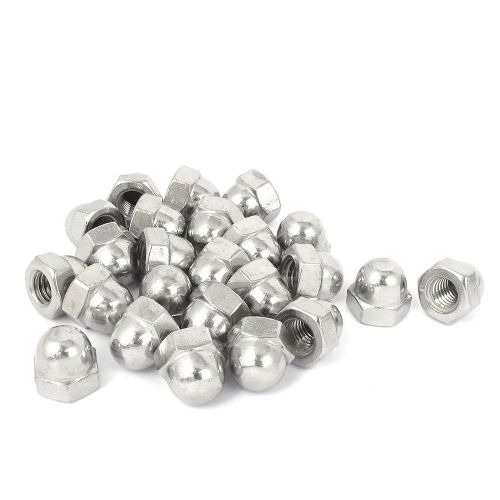 3/8&#034;-16 304 Stainless Steel Dome Head Cap Acorn Hex Nuts 25Pcs