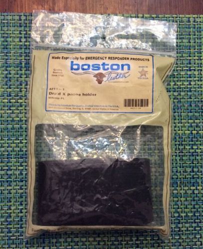 Boston Leather  Belt Loop Police Duty Droid X Phone Holder 4211-1