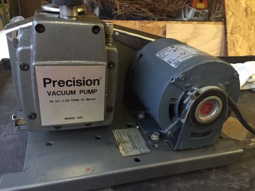 Precision Scientific Laboratory Vacuum Pump * Model S-35 * 120 V * Tested