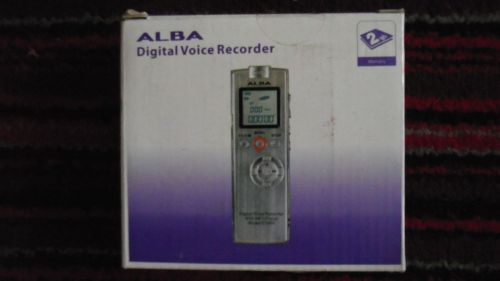 New Boxed Alba Digital Voice Recorder ET889