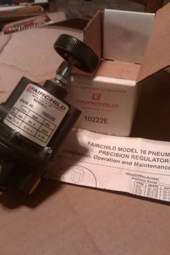 New fairchild 10222e  model 10 pneumatic precision pressure regulator 0-10 psig for sale