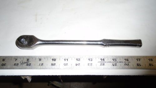 MACHINIST TOOL LATHE MILL NICE Polished Steel Armstrong 3/8&#034; Drive Ratchet Tool