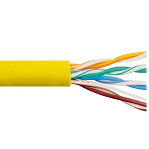 Icc cat5e cmr pvc cable yellow iccabr5eyl for sale