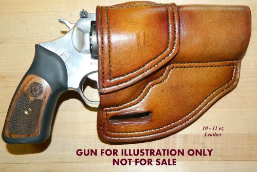 Gary c&#039;s avenger owb &#034;xh&#034; revolver holster  ruger sp 101   4.2&#034; heavy leather for sale