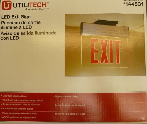 Utilitech led exit sign 144531 for sale