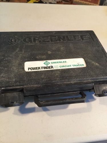 Greenlee Power Finder Circut Tracer 2007