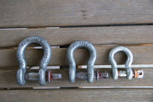 Vintage CROSBY WLL 4 3/4 &amp; 3 1/4 Ton Swivel Hook w/ Latch