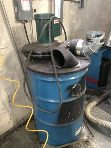 dust collector with a 55 gallon drum