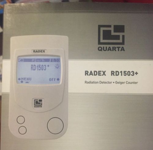 RADEX RD1503+ Geiger Counter /Radiation Detector (New 2016 Model)