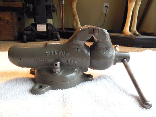 Vintage Wilton Bullet Bench Vise 4&#034; Jaws Swivel Base Machinist Mechanic NICE!!!!