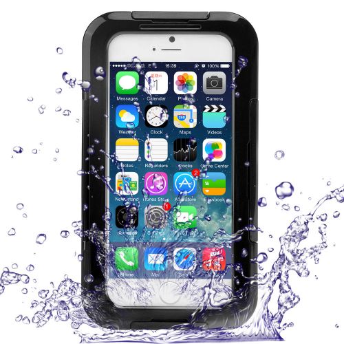 Water, dirt, crash proof cover case with stand function for iphone6 4.7-black for sale