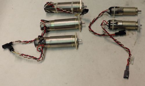 Lot of 5 Faulhaber Minimotor SA : (3) 22/2K 30.7:1 (2) 16/5 41:1 Swiss Made (H5)