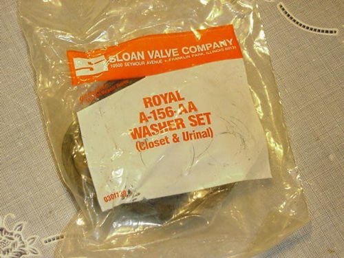 Sloan genuine royal a-156-aa washer set ( closet &amp; urinal ) new in package! for sale