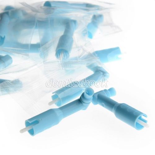 100 PcsDental Disposable Teeth Polishing Blue Hard Cup Prophy Angles Latex Free