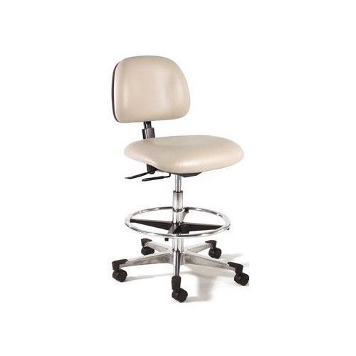 Intensa height adjustable laboratory stool with seat and back tilt for sale