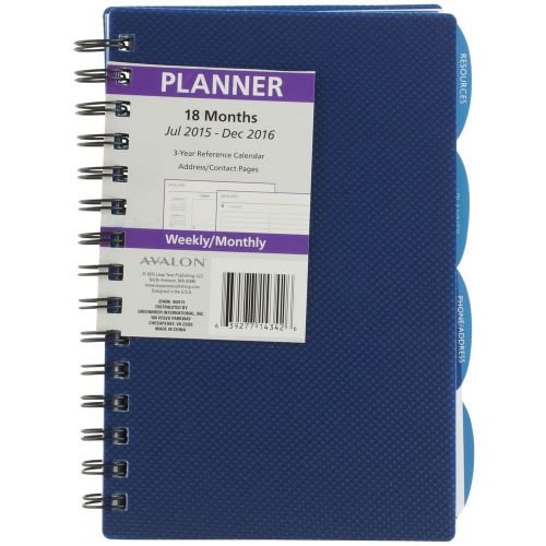 2015 2016 Student Daily Weekly Planner Notebook Monthly School Spiral Avalon