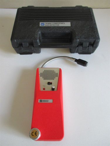 Tif 8800 permissible gas leak detector kit unit w/ hard case hvac combustible for sale