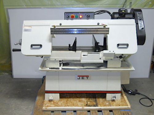 JET 8&#034; x 13&#034; Horizontal Band Saw 4 Speed Belt Drive 1 HP / 115 Volts