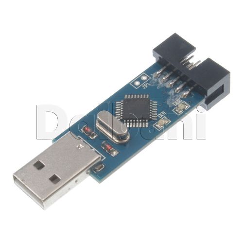 USBASP USBISP AVR Programmer Adapter 10 Pin Cable USB ATMEGA8 ATMEGA128 Arduino