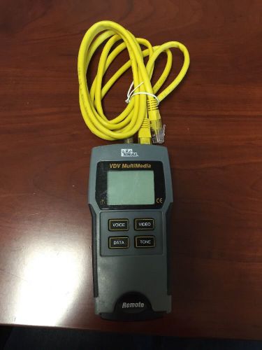 ***SEE DETAILS***  Ideal VDV MultiMedia Cable Tester   C-xyz