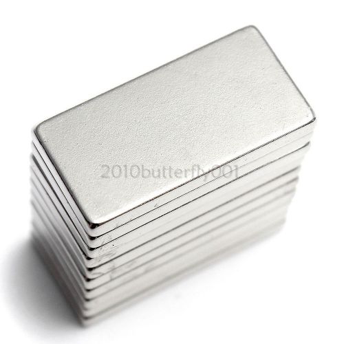 New 10pcs super strong block fridge magnets rare earth neodymium 20x10x2mm n35 for sale