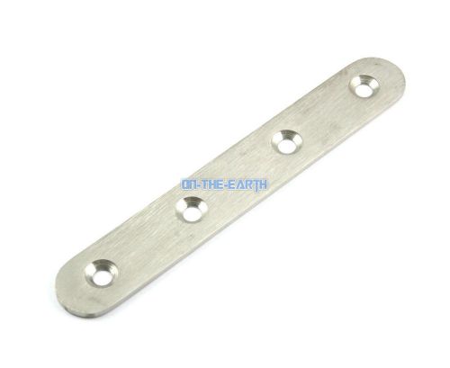 6 pieces 125*19*2.3mm stainless steel flat corner brace connector bracket for sale