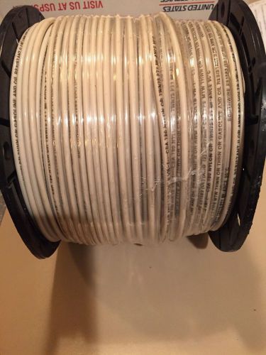 12 WHITE THHN SOUTHWIRE STRANDED COPPER 500&#039; ROLL 36.00 FREE SHIPPING