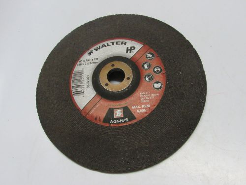 20 new walter hp 9&#034; x 1/4&#034; x 7/8&#034; type 24 a-24-hps abrasive grinding wheels disc for sale