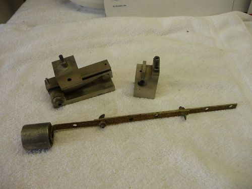 Machinist lathe steel Adjustment blocks &amp; Magnetic Holder. Lot 3