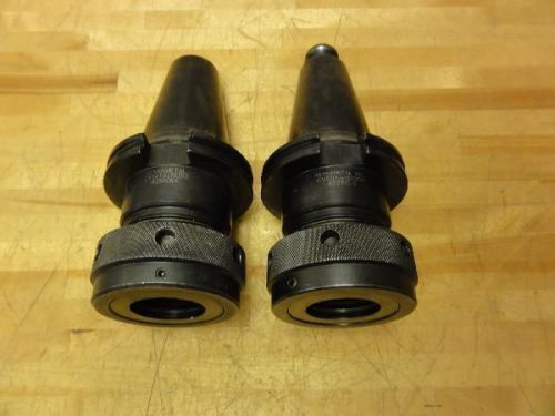 (2) Kennametal CAT50 TG150 Collet Tool Holders, CV50TG150350, Tapping, CNC, VMC