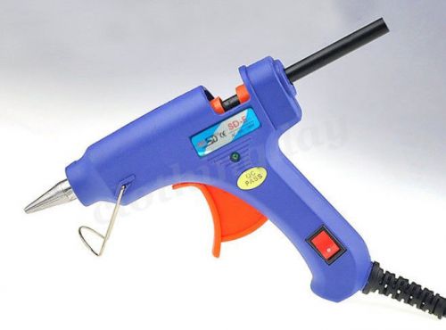 20W Electric Heating Hot Melt Glue Gun Sticks Trigger Art Craft Repair Tool